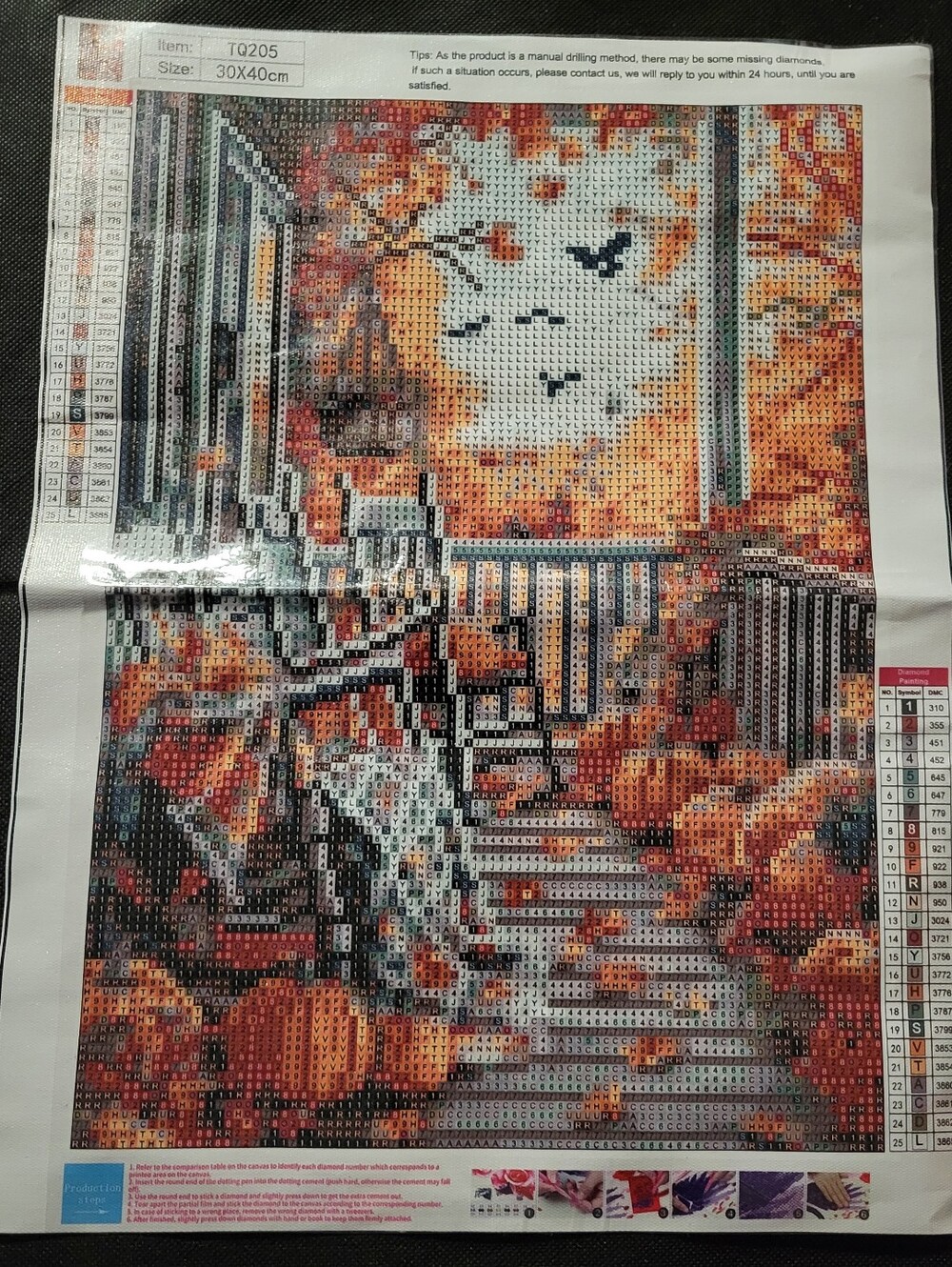 Fall Pumpkin Chair Leaf Diamond Art Kits for Adults, 11.8x15.7 Inch